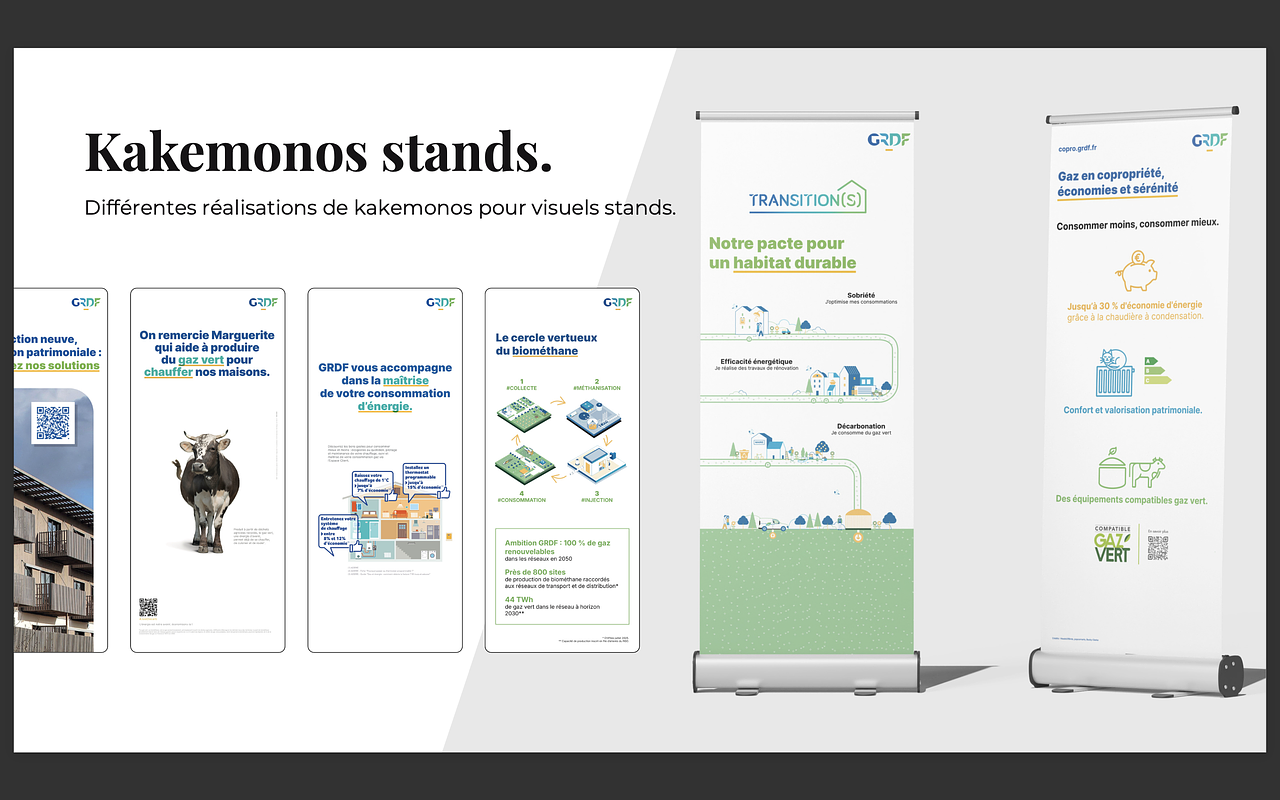 GRDF - Visuels Stand