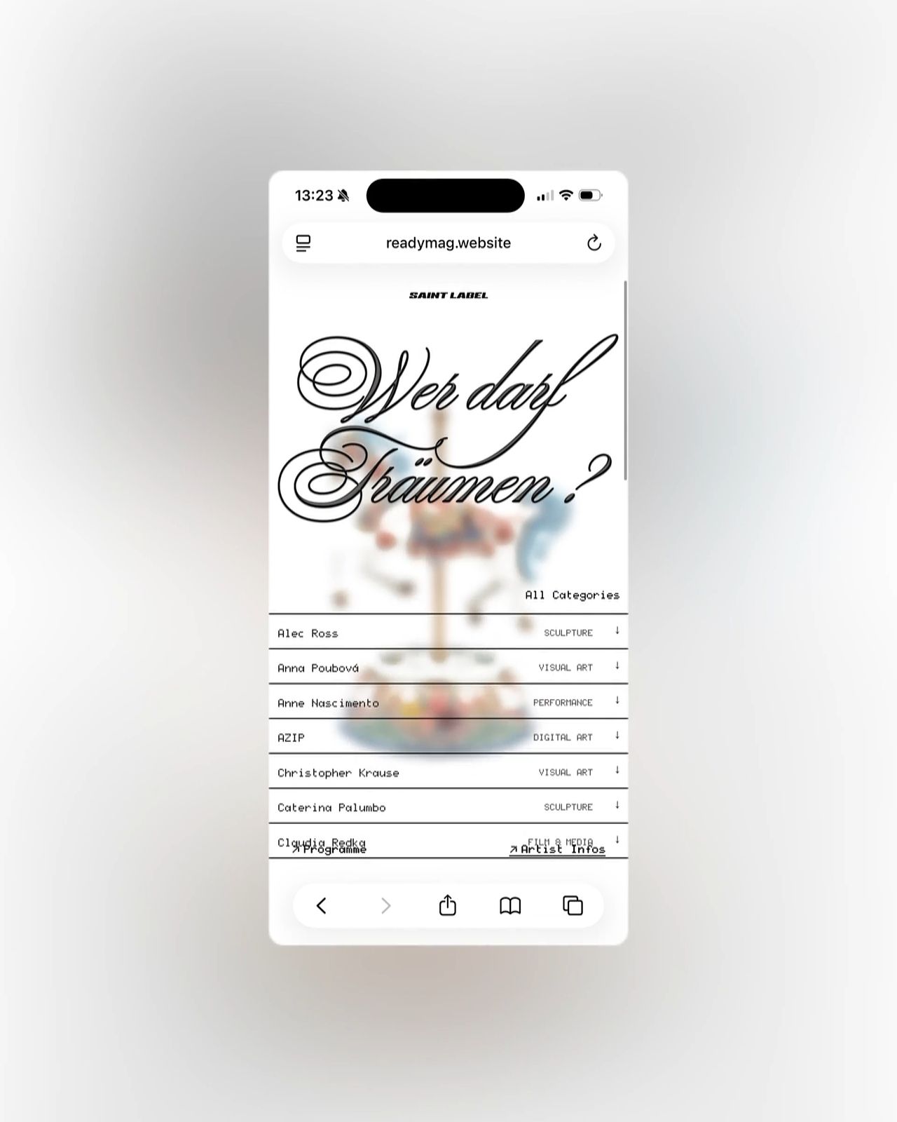 Wer darf Träumen ? | Web & Affiche