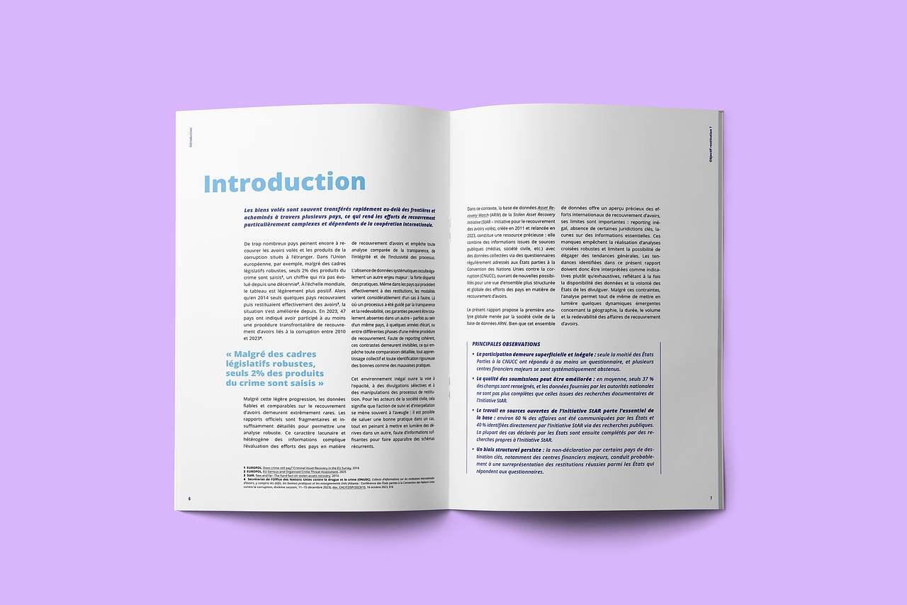 Rapport Objectif restitution
