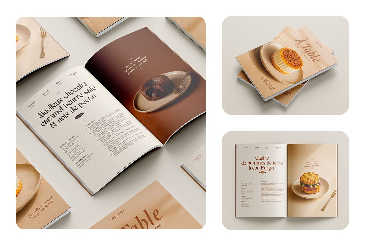À Table — Livre de recettes Traiteur de Paris