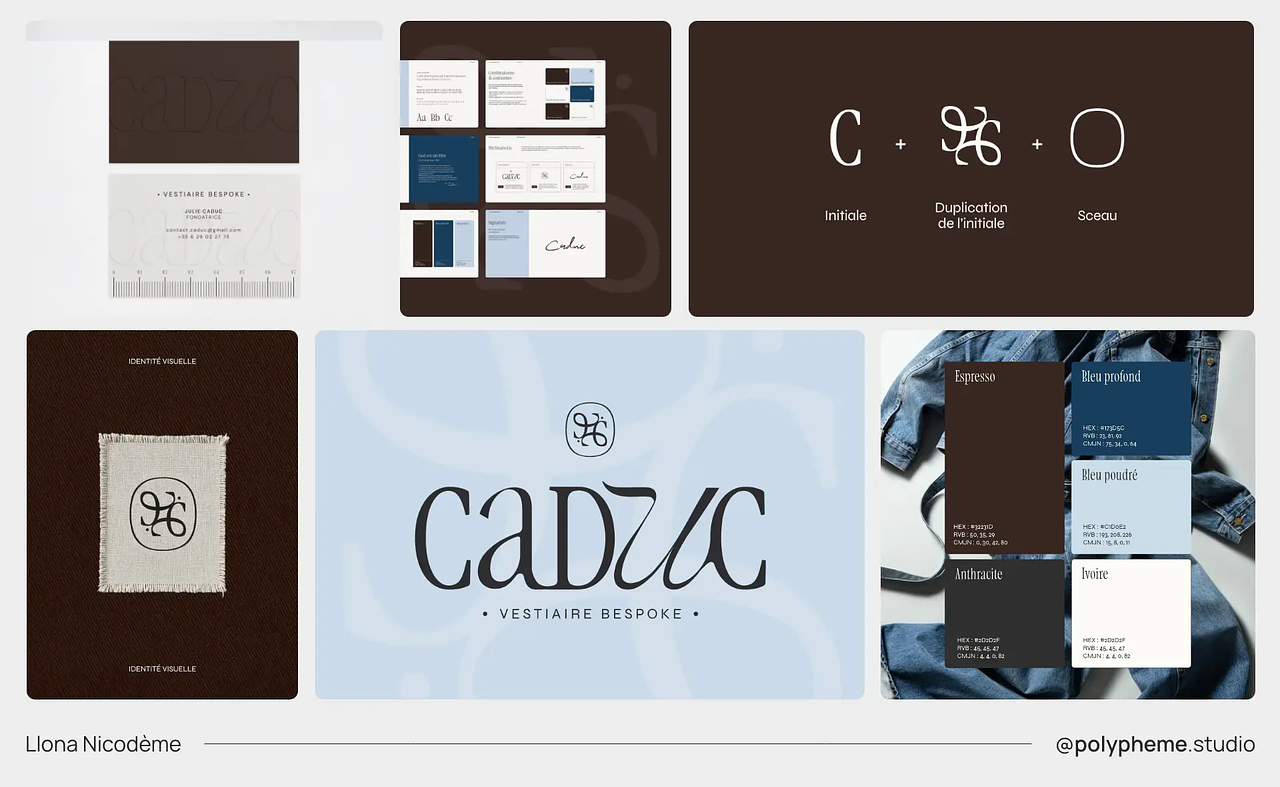 CADUC : Identité visuelle pour une marque de vesti