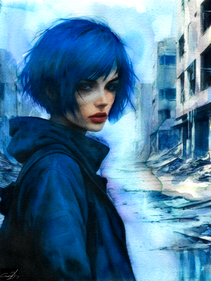 La femme Bleue