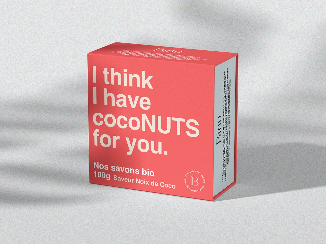 Packaging pour la marque de savon Binu