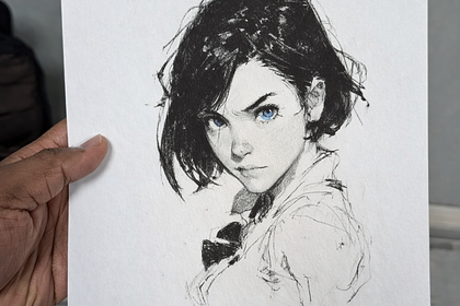 Illustration main levée mangas