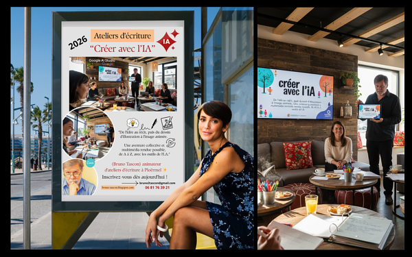 De l'idée au récit, puis du dessin d'illustration