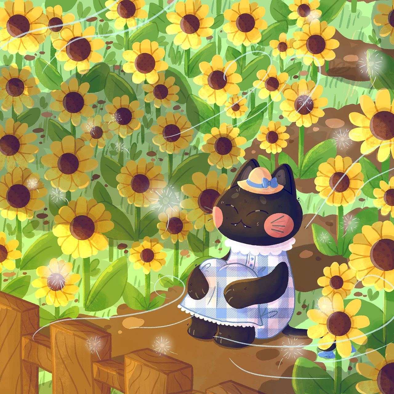Sous le soleil des tournesols