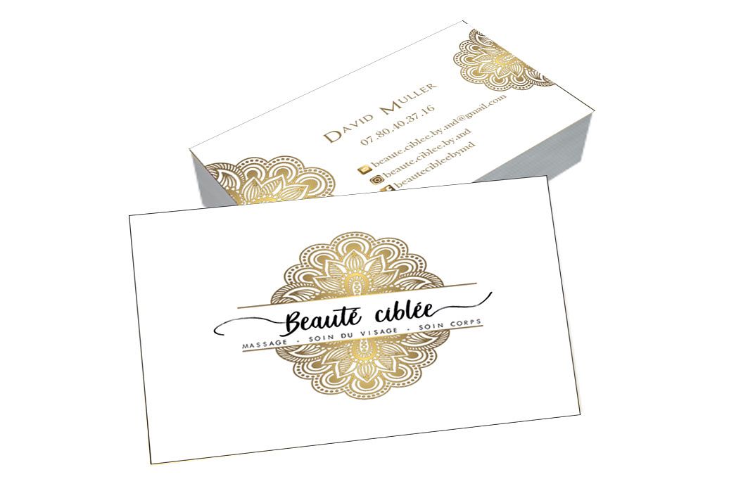 Carte de visite BEAUTE CIBLEE