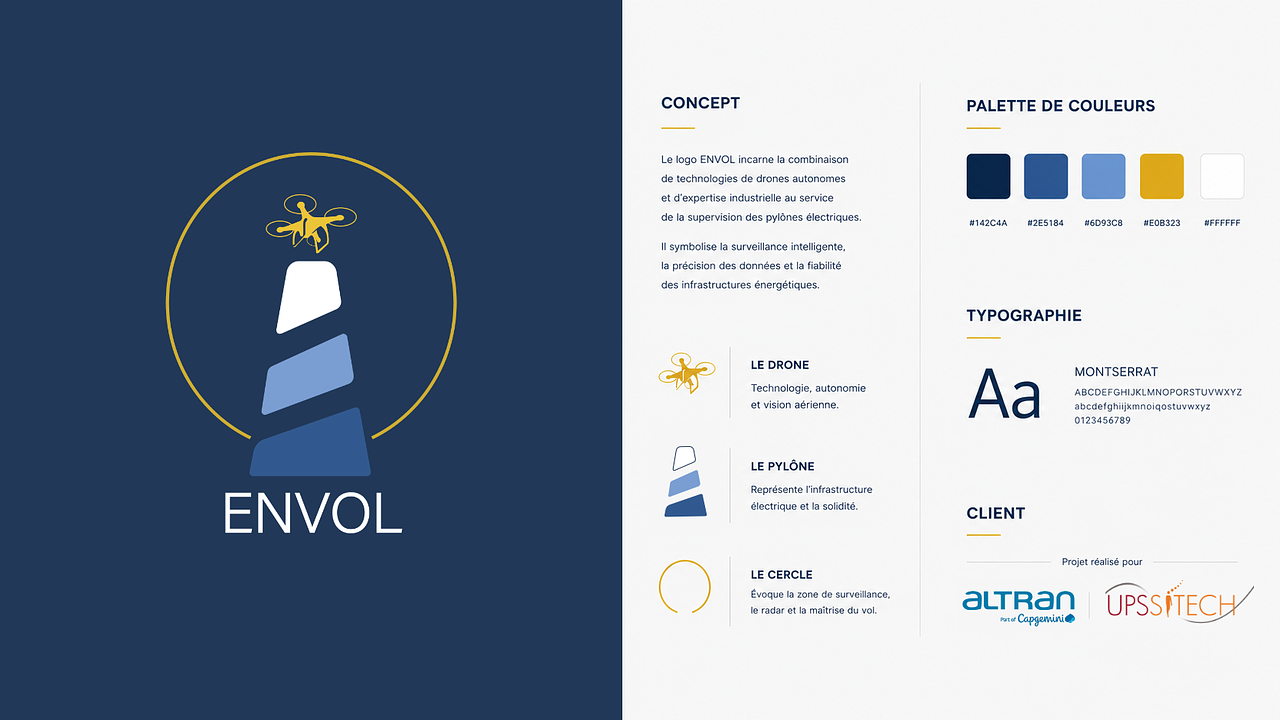 Logo pour projet drone autonome