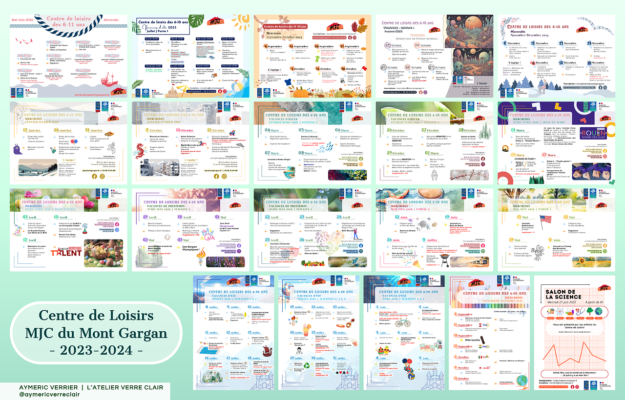 Programme "Centre de Loisirs" pour MJC Mont-Gargan