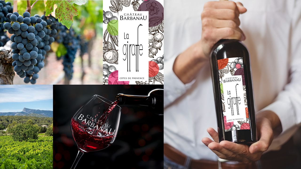 Étiquettes bouteille de vin