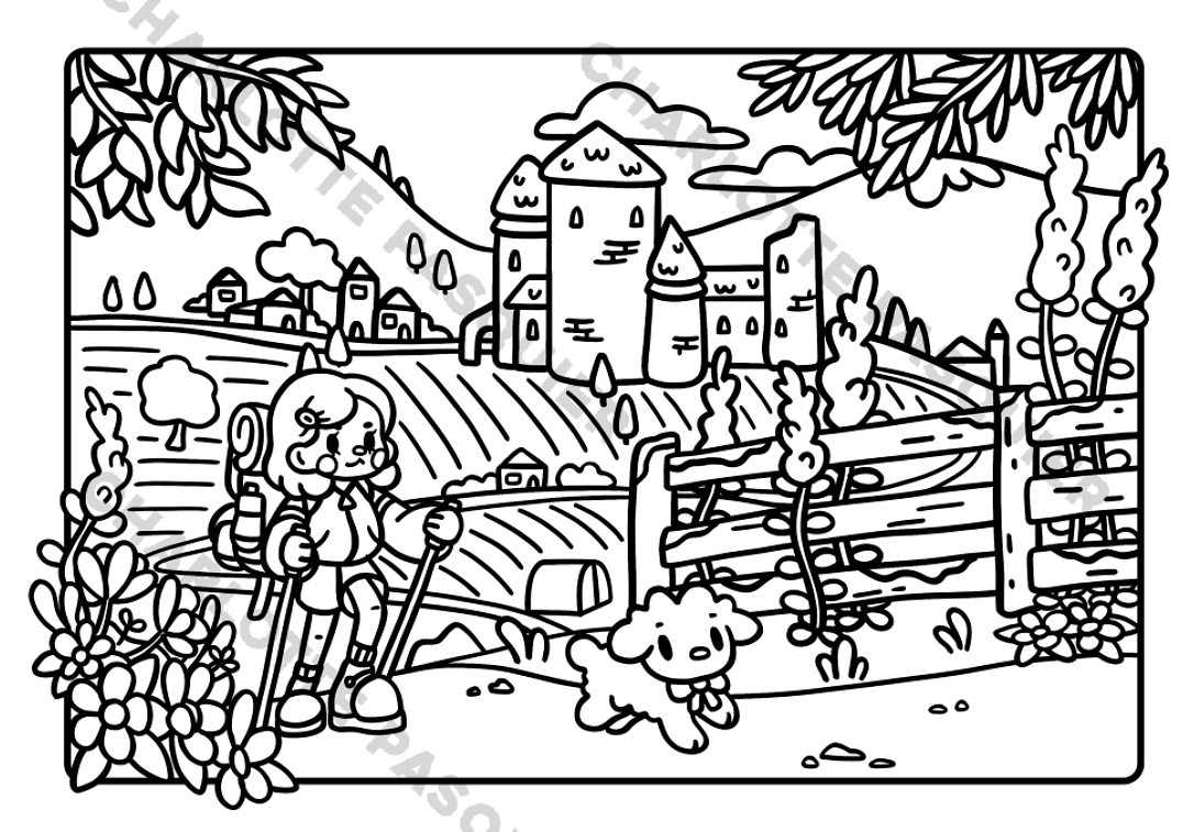 Aventures à Colorier - Charlotte Pasquier