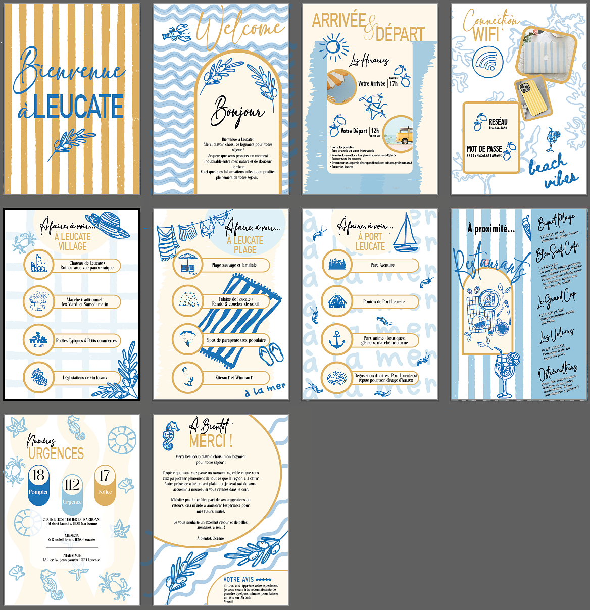 Guide Book pour un Airbnb à Leucate