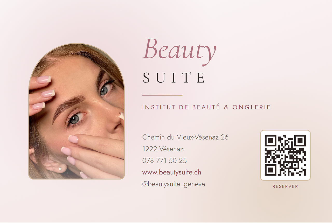 Beauty Suite — carte de visite avec QR