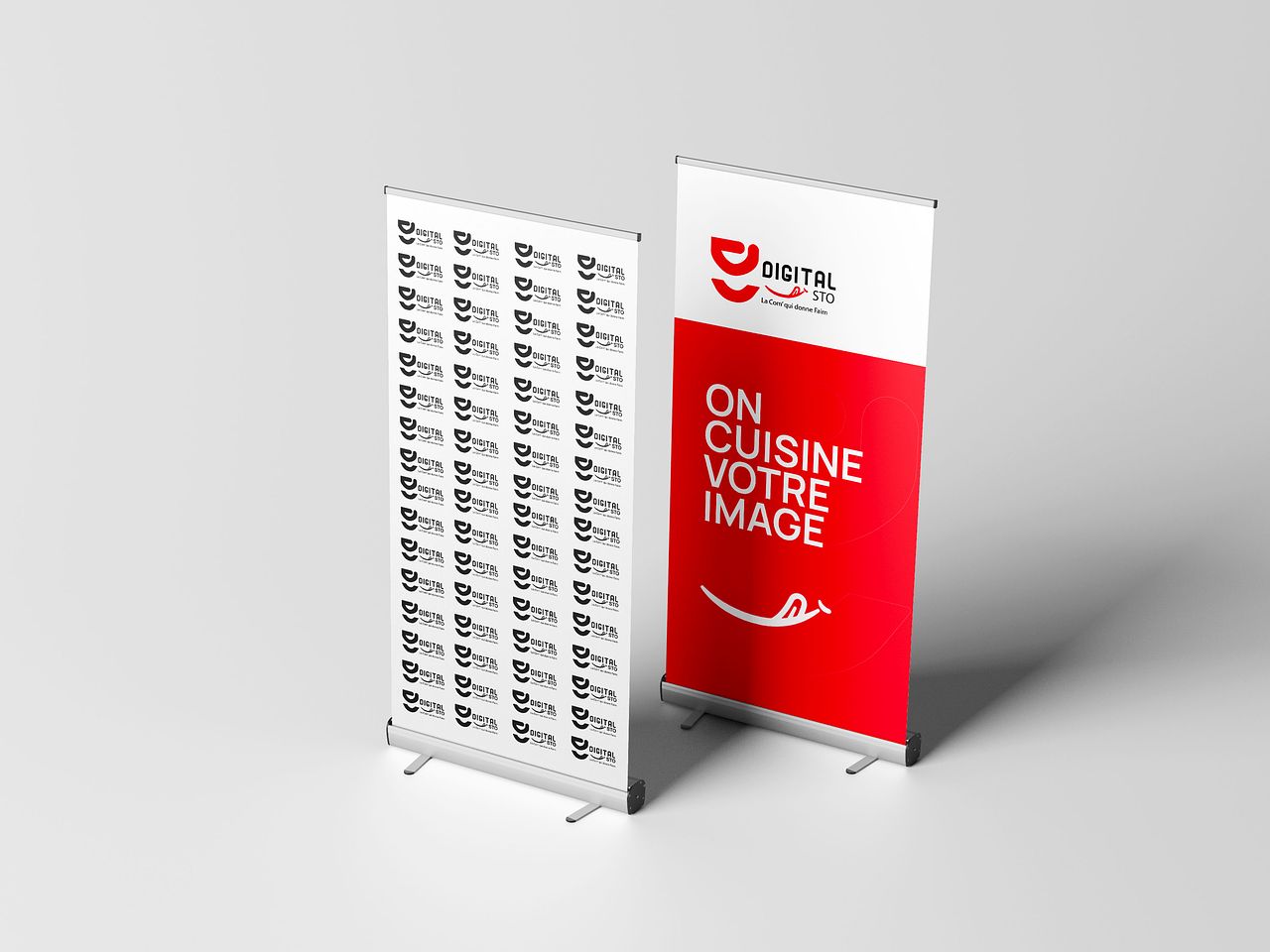 Roll-up publicitaires – Agence de communication