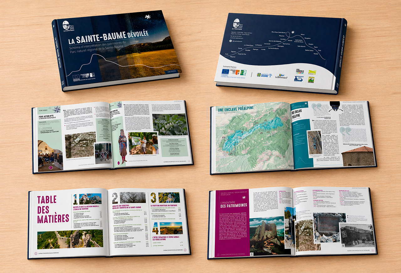 Schéma d’interprétation PNR de la Sainte-Baume
