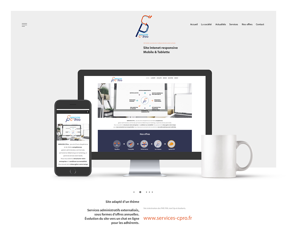 Site internet Responsive SERVICES C'Pro