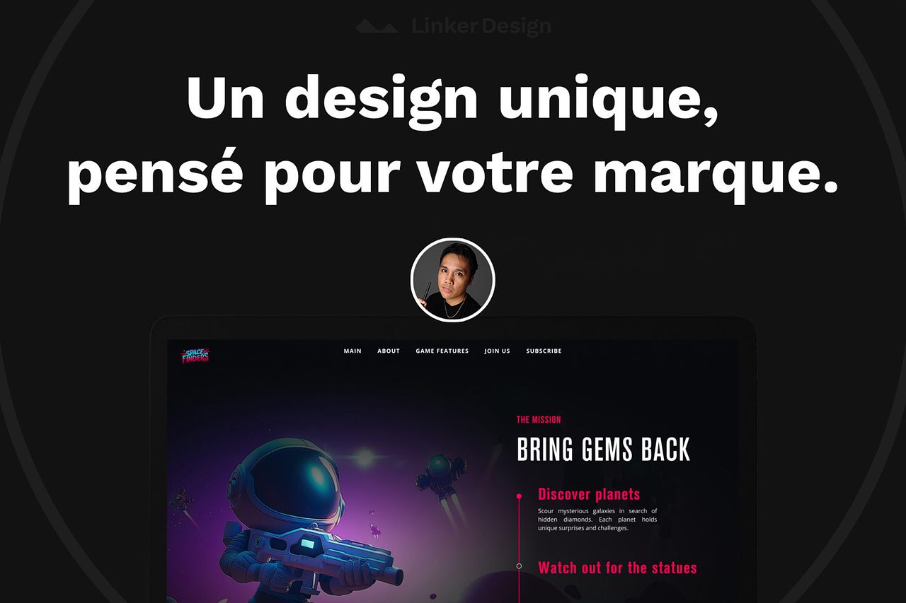 Un design unique pensé pour votre marque.
