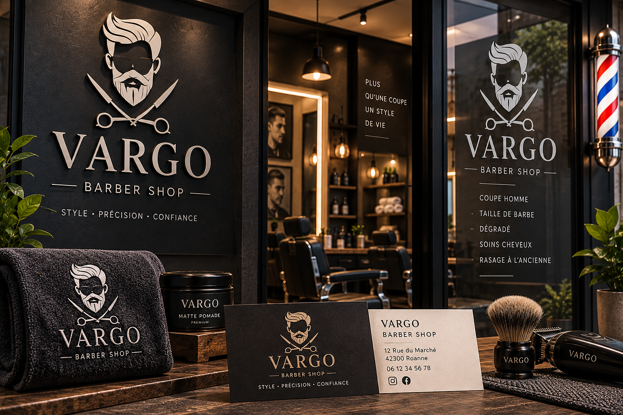 VARGO – Identité visuelle Barber Shop
