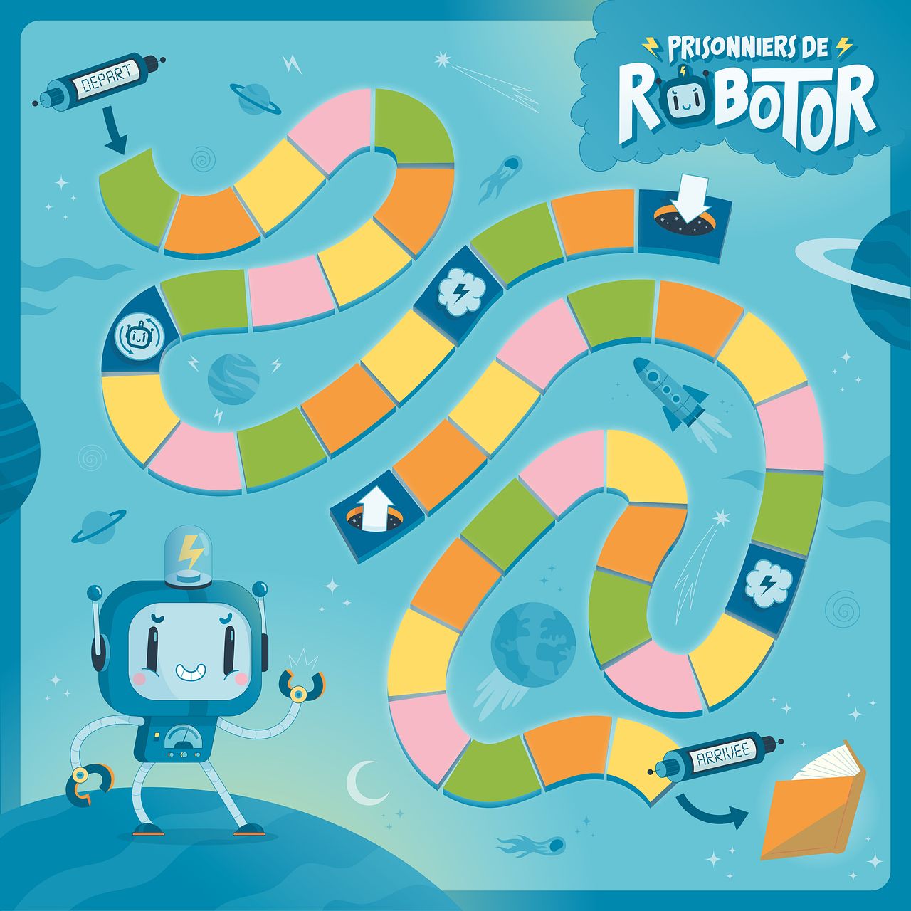 PLATEAU JEU ROBOTOR