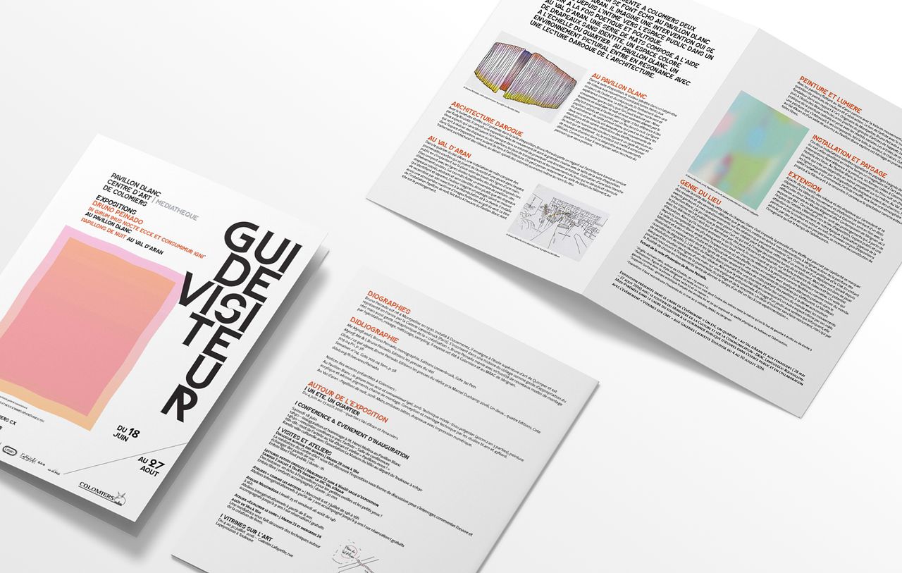 Guide visiteur dépliant A5