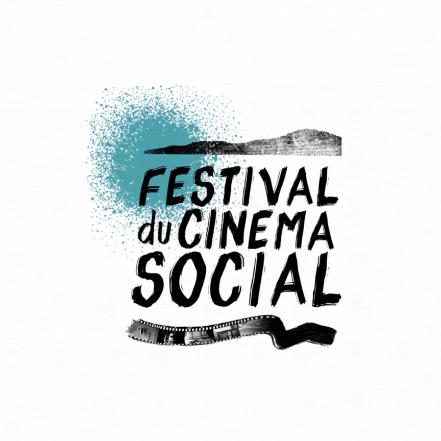 Logo animé gif, festival du cinéma social