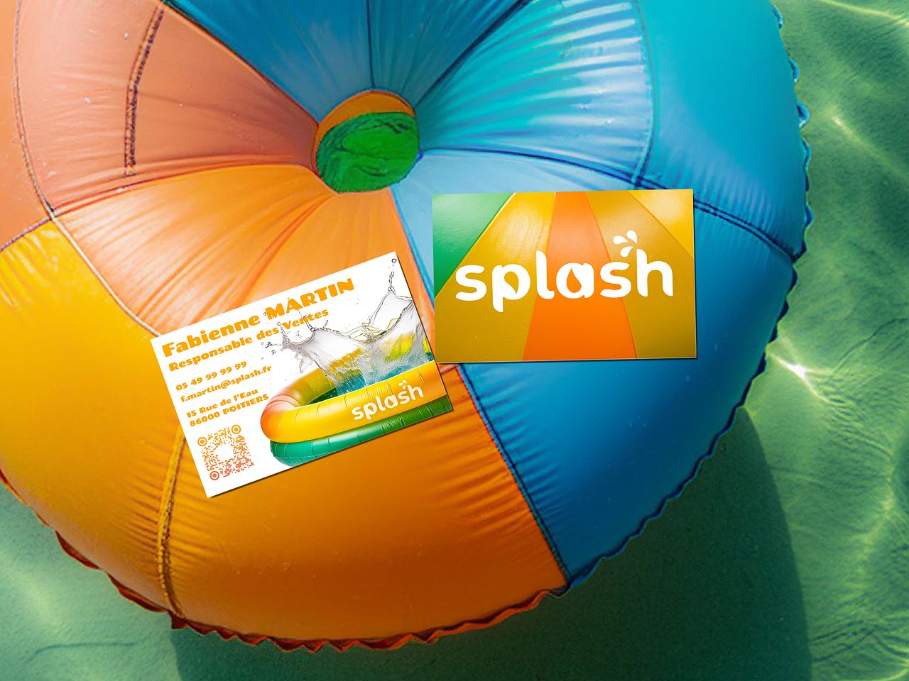 Carte Visite Splash