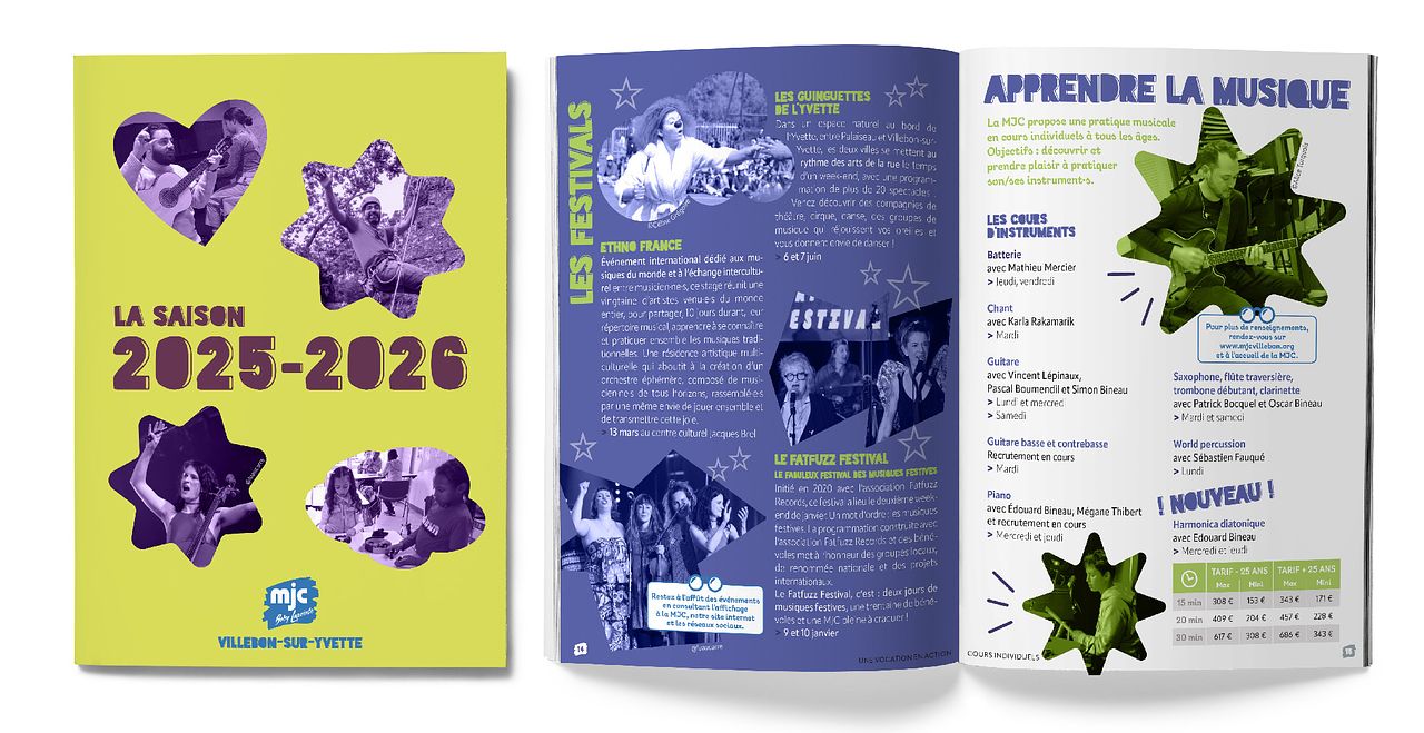 Plaquette d'activités