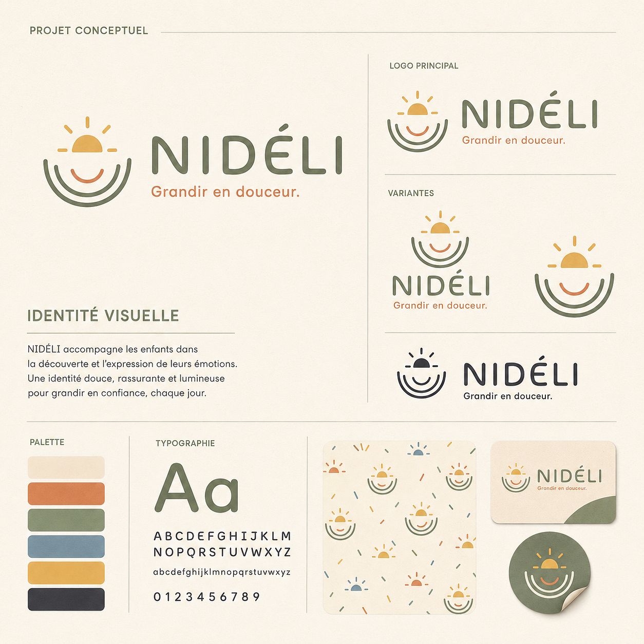 Projet conceptuel pour une marque fictive