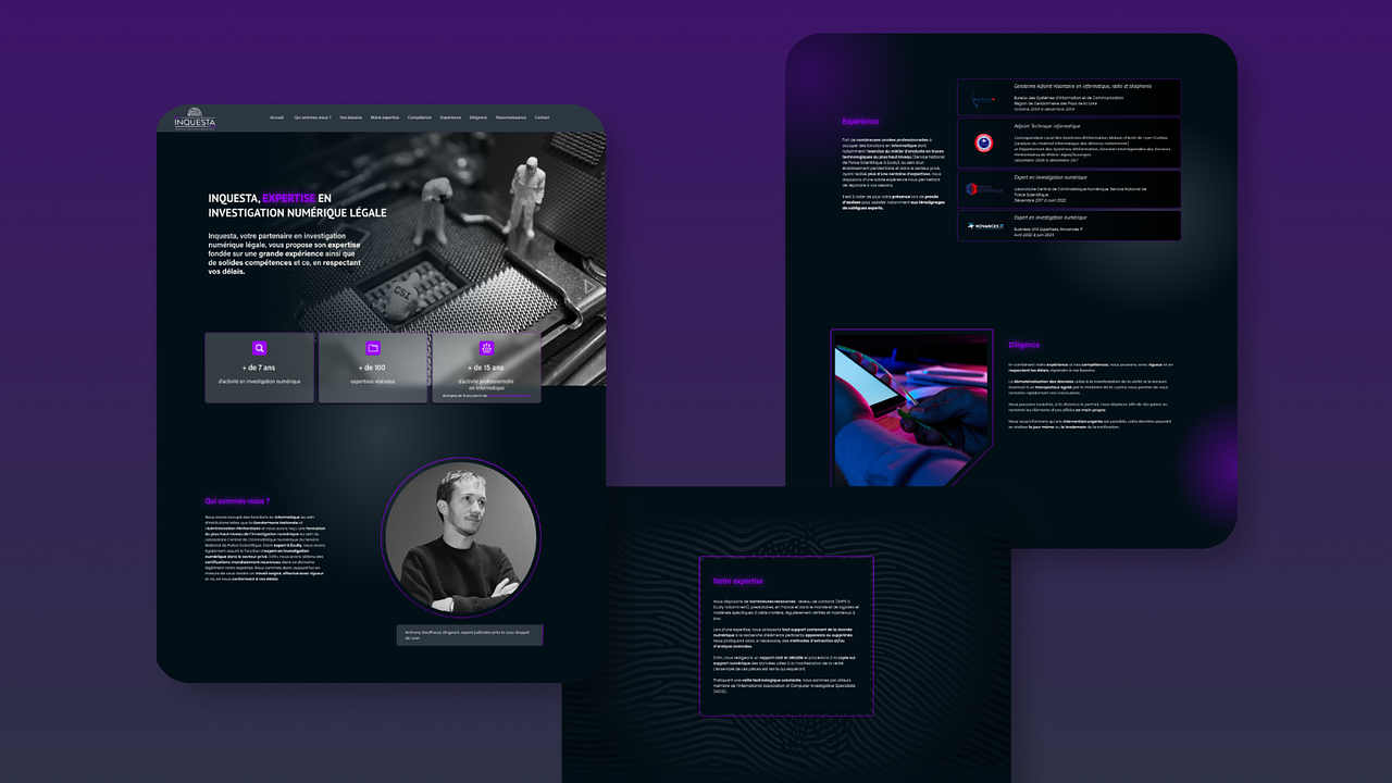 Inquesta Site internet