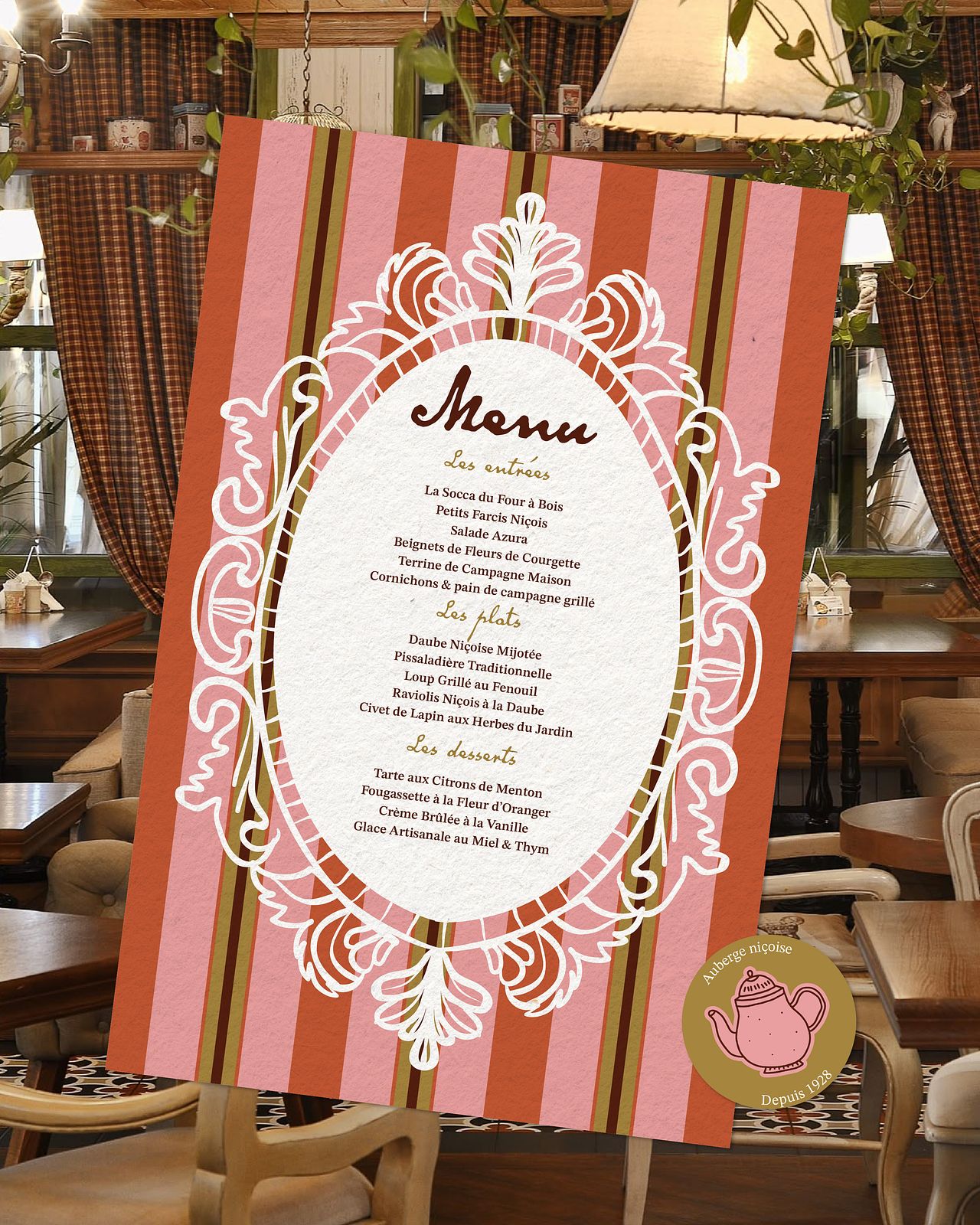 MENU AUBERGE AZURA