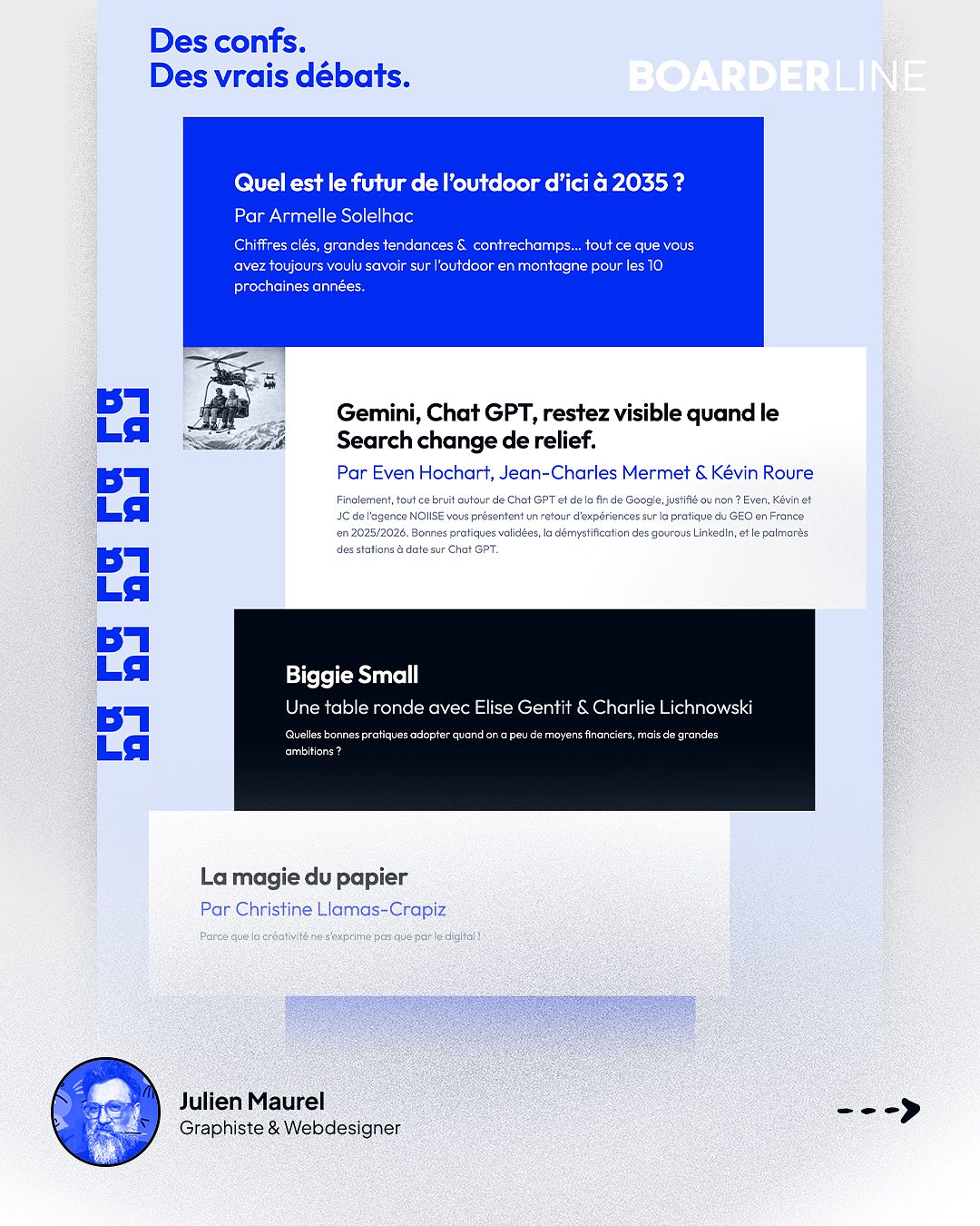 Un UI design lisible et contrasté