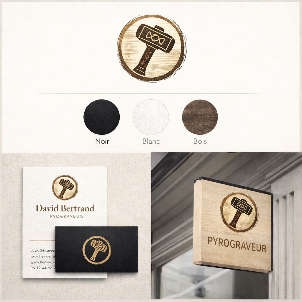 Graveur Bois - charte graphique 1