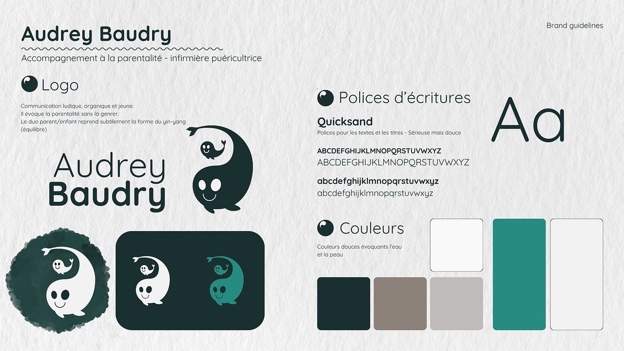 Branding pour une infirmière puéricultrice