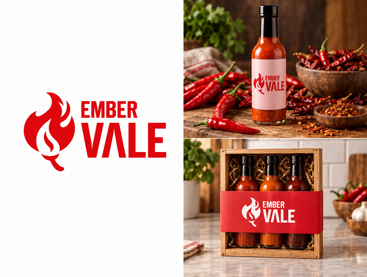Ember Vale — Identité hot sauce