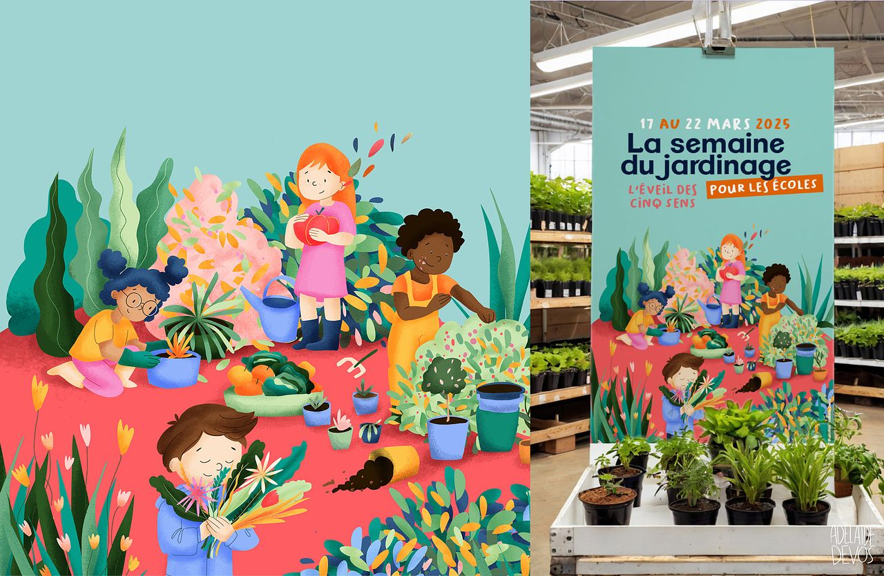 Affiche semaine du jardinage pour les écoles 25