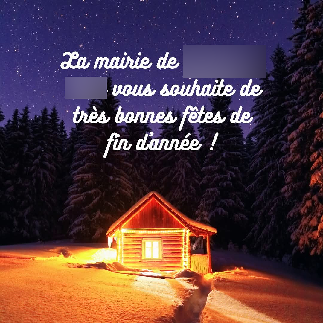 Post RS - Mairie - Bonnes fêtes