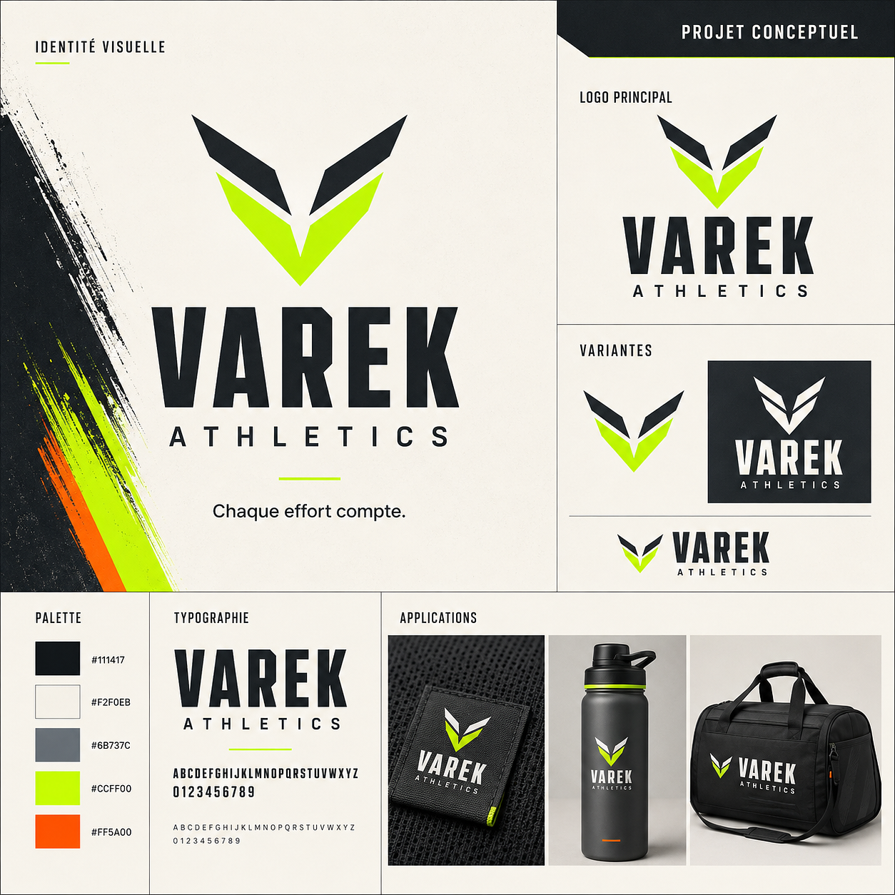 Projet conceptuel pour une marque fictive