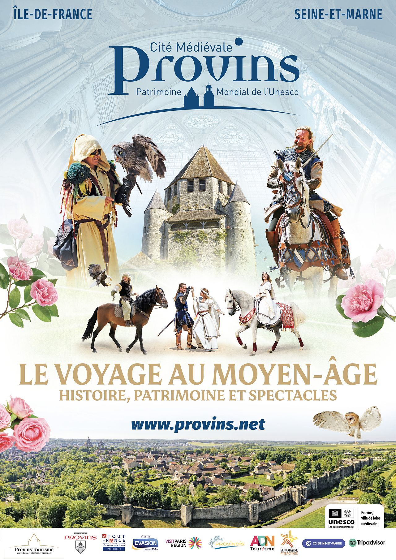 Affiche cité médiévale de Provins