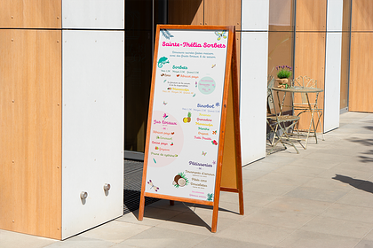 Menu sorbet