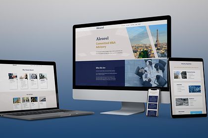 Site vitrine Alcorel