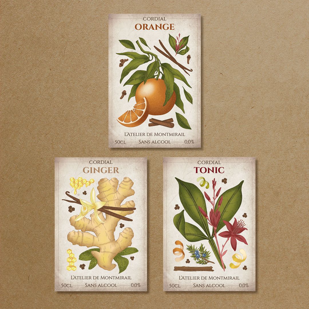 Etiquettes liqueurs