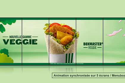 KFC Veggie 5 écrans