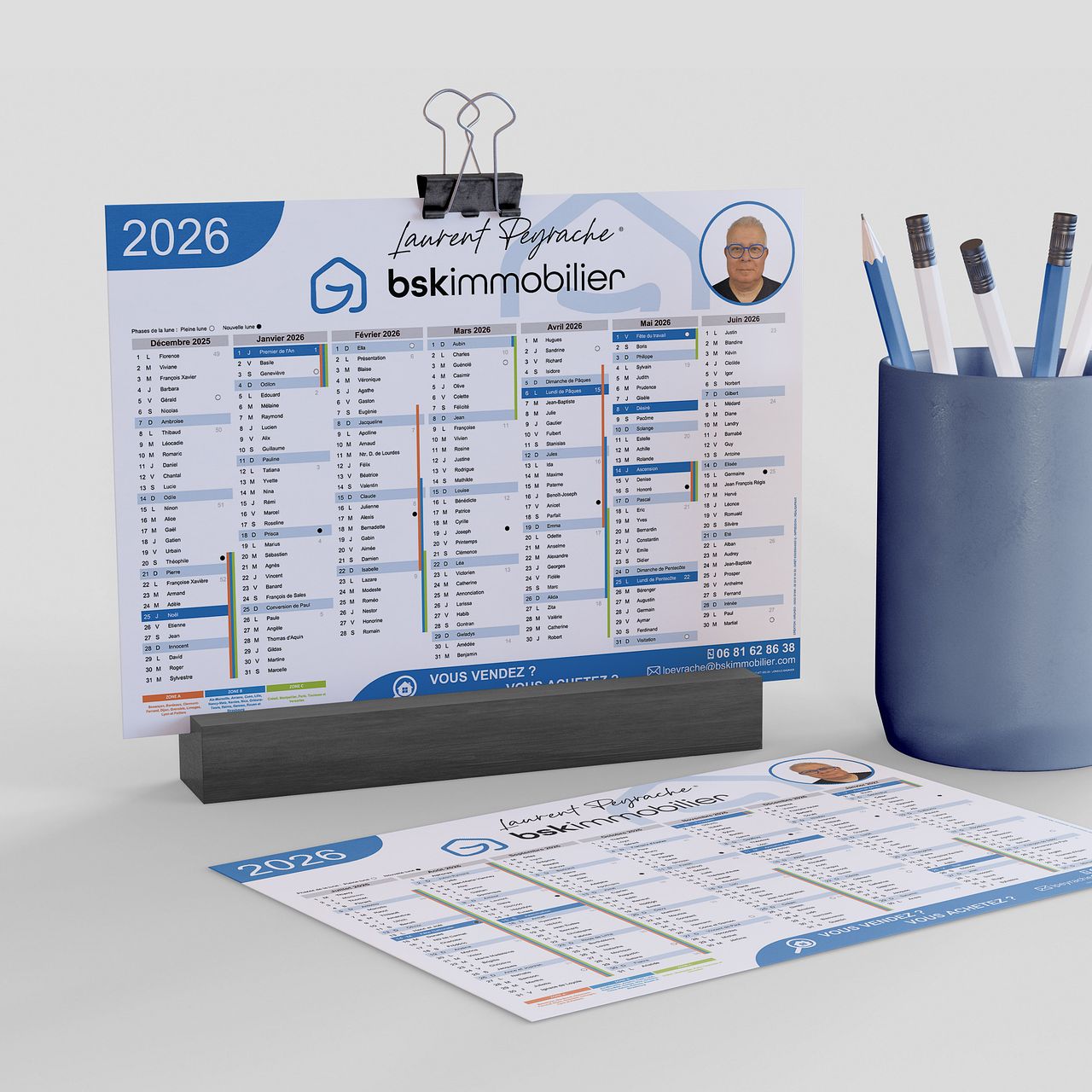 Calendrier professionnel