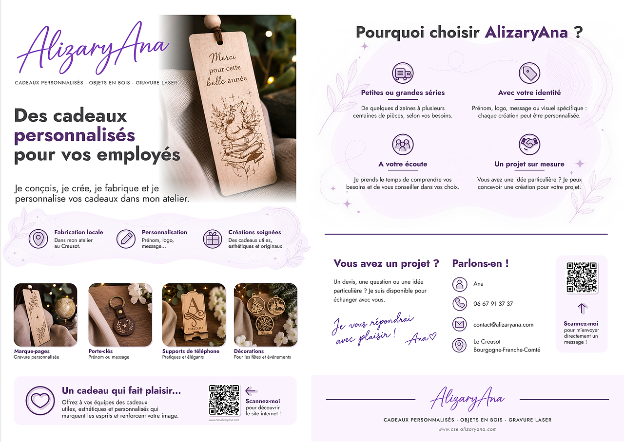 AlizaryAna – Brochure commerciale