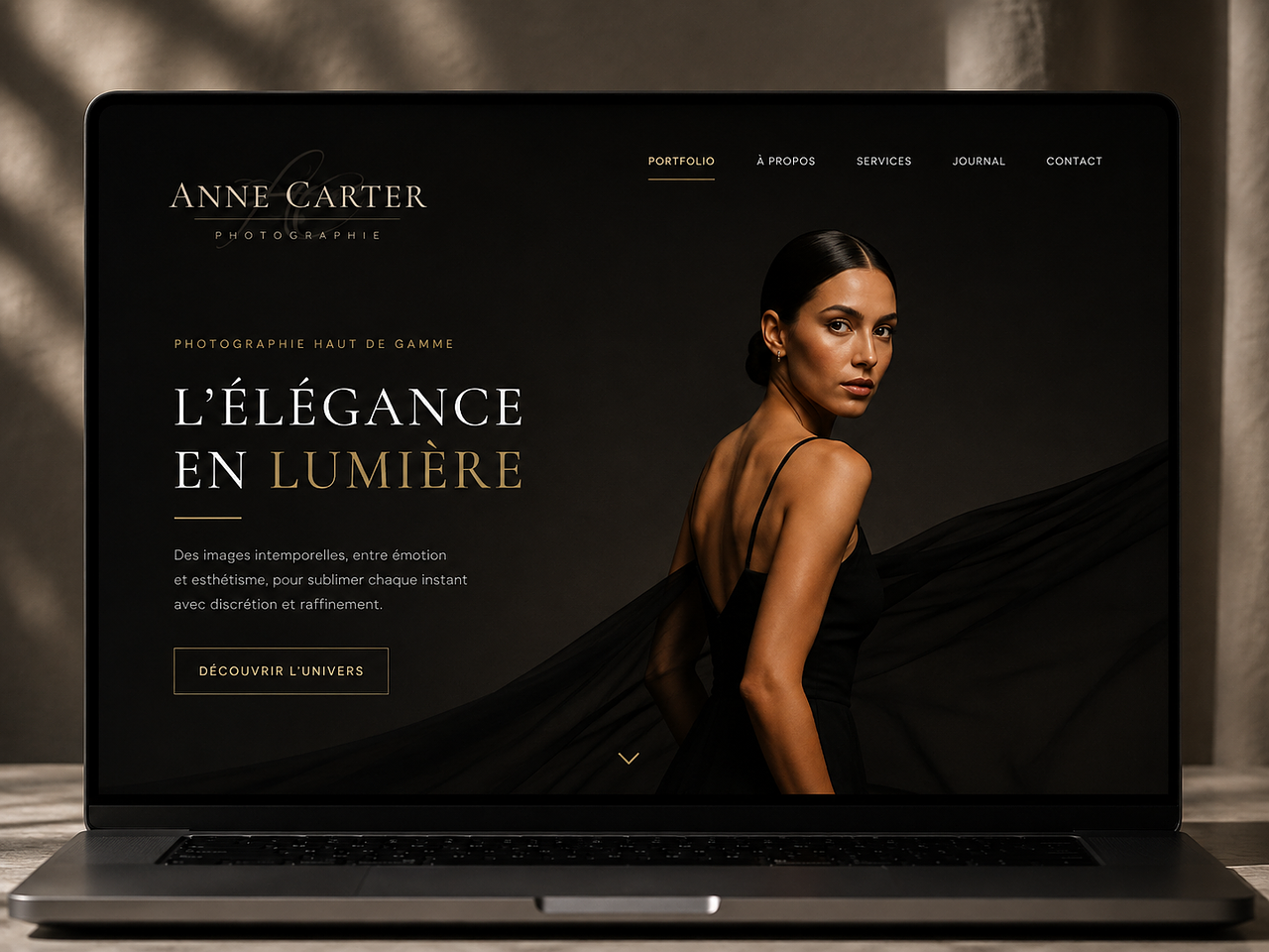 Charte graphique web photographie