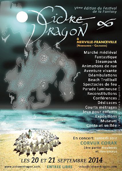 Affiche pour le Festival Cidre et Dragon