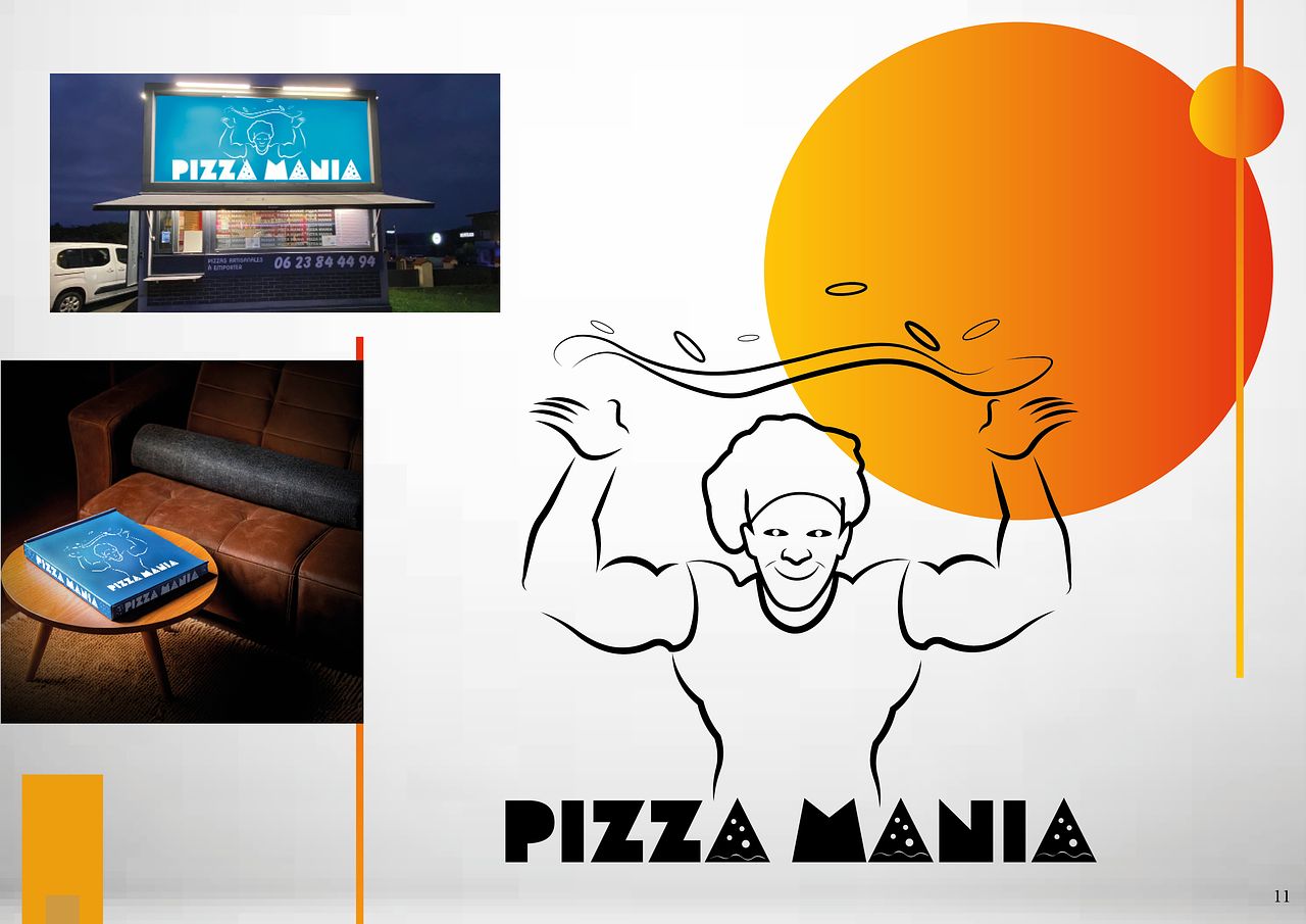 Logo pizza mania
