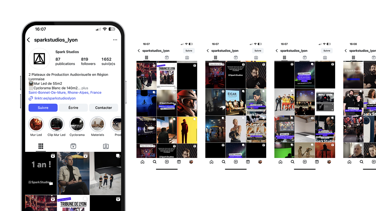 Refonte de marque - Spark Studios