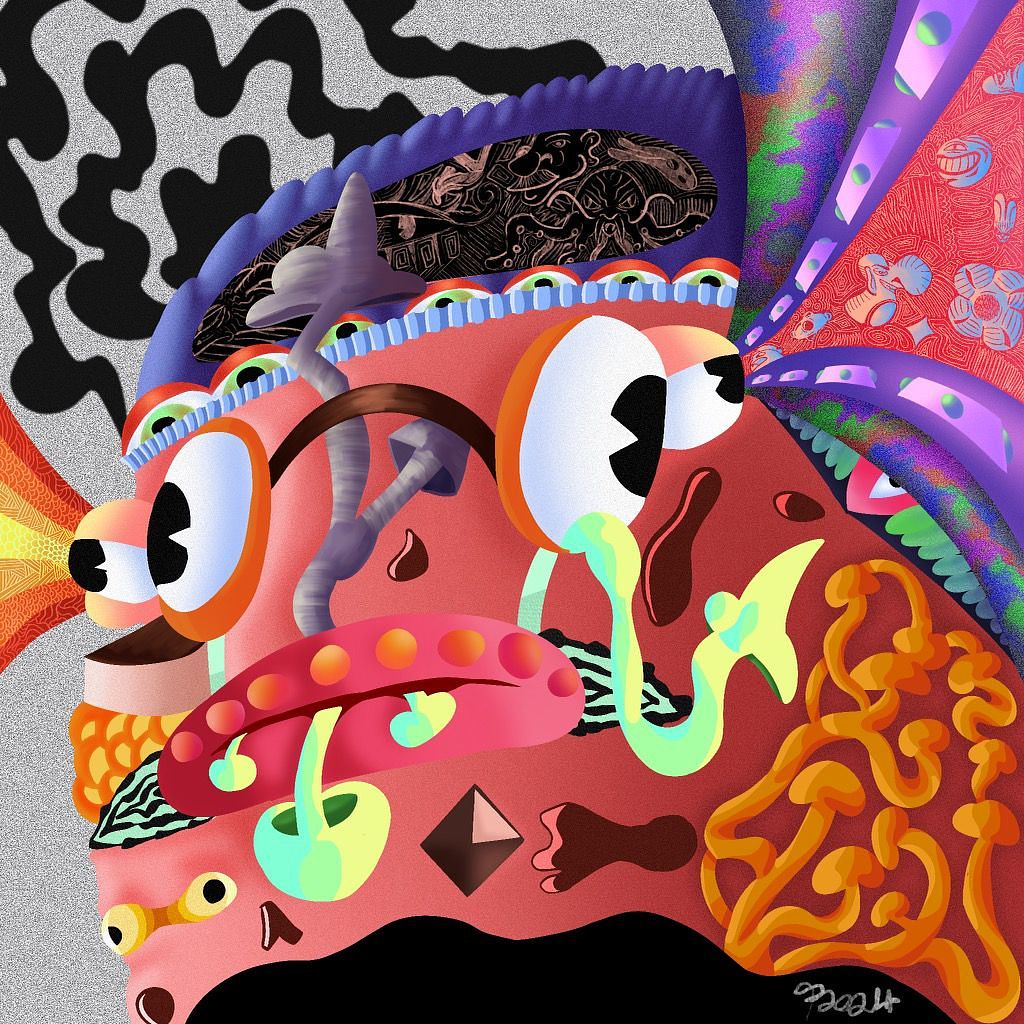 Doodle Art colored #1