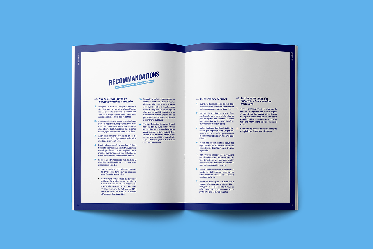 Rapport Intraçables ? Transparency International